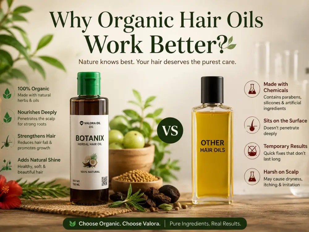 Why Organic Hair Oils Work Better Than Chemical-Based Products for Pakistani Hair
